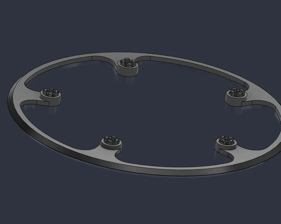 CAD-Modell des neu konstruierten Kettenschutzes